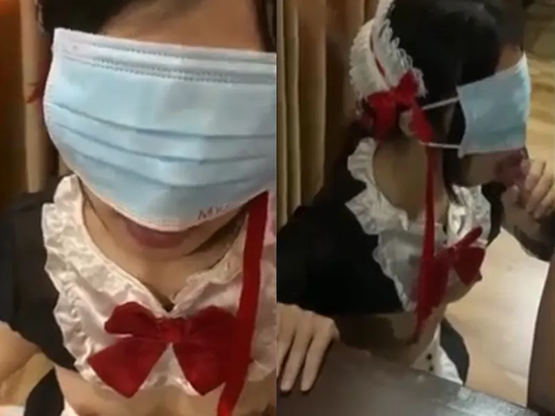 Gấu việt dâm cosplay nô lệ liếm mút con cục thịt điêu luyện